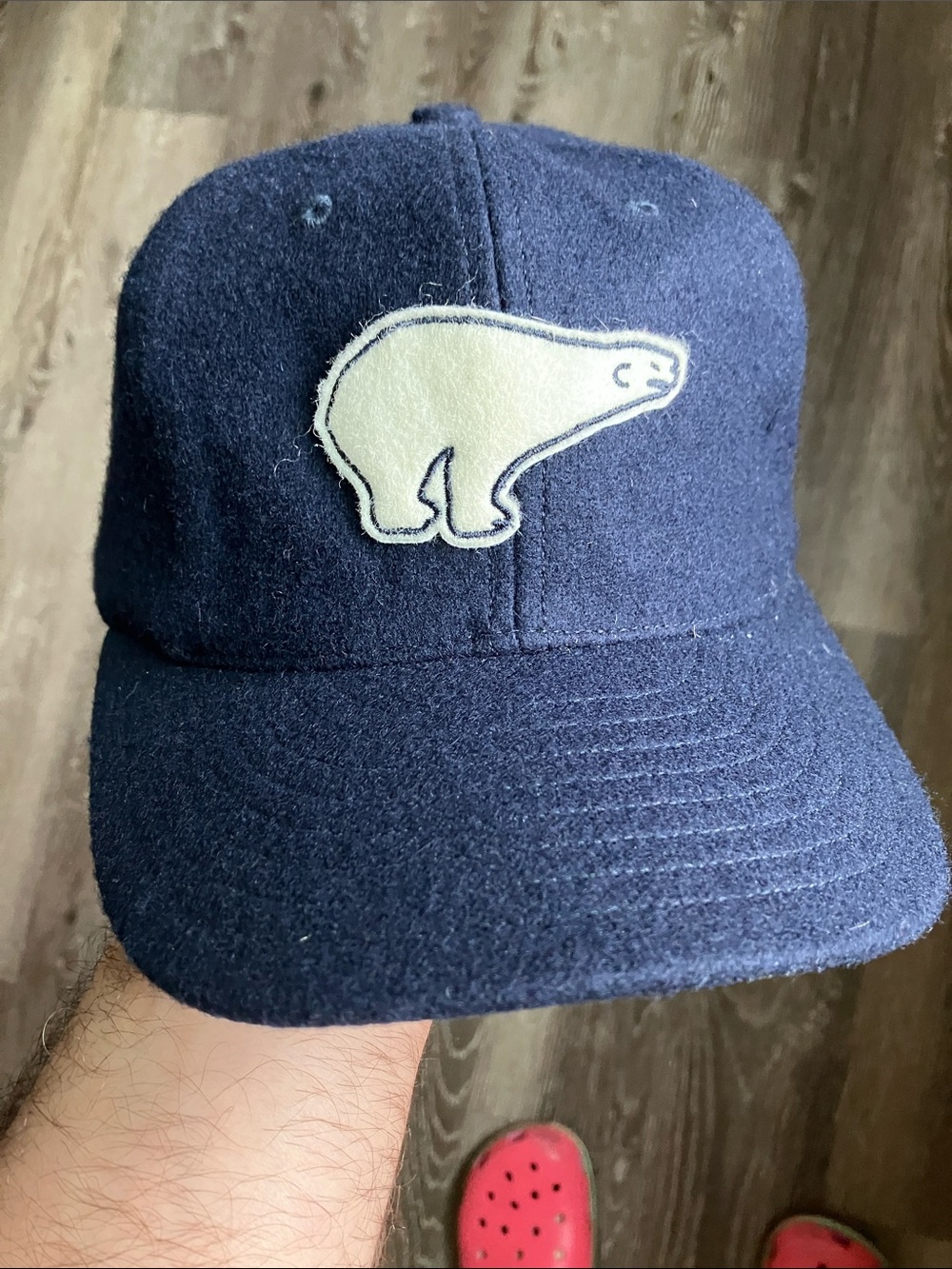 Ebbets Field Flannels Cervezeria Polar 1950 Authentic Wool Ballcap